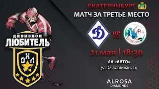 LIVE / ДИНАМО - БЕЛЫЙ СОБОЛЬ /21.05.23 / ОХЛ ЕКАТЕРИНУРБГ/ ДИВИЗИОН ЛЮБИТЕЛЬ