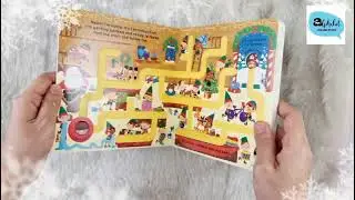 Follow me Santa :finger maze book by Priddy Books