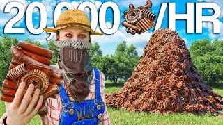HOW TO GET 20,000 SCRAP AN HOUR VANILLA RUST! (NOT CLICKBAIT)