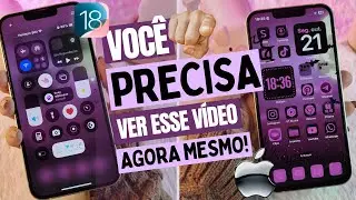 iOS 18 - Veja As Principais Novidades de PERSONALIZAÇÃO Dessa Atualização Que Você Precisa Conhecer