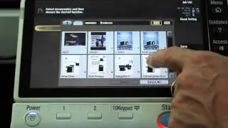 Konica Minolta bizhub: How to Print from User Box
