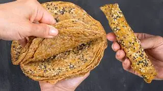 Just Oats! No Flour – Healthy Oatmeal Flatbread for Weight Loss