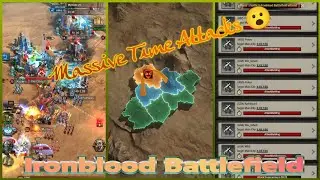 Ironblood Battlefield Event - Massive Time Attacks 🔥 I reached Level 3 Without Attacking 😂 