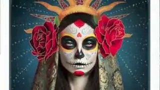 Día De Los Muertos - The Making Of The Sugar Skull Image - Retouching & Painting in Adobe Photoshop