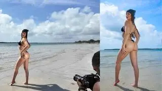 Miami Beach Photoshoot BTS w/ Paulina Barbar | Sony A7RV