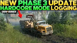 New DLC Phase 3 Update Hardcore Mode Logging in SnowRunner - Gameplay