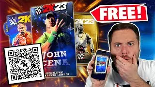 How to Get a FREE JOHN CENA Pro in WWE SuperCard! Greatest QR Code EVER? (WWE 2K23)