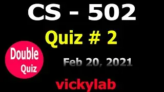 CS - 502 Quiz # 2 Solved by vickylab || cs502 quiz 2, 2021