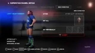 WWE 2K18 How To make Daniel Bryan Summerslam 2018 attire
