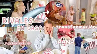 🇺🇸 ¡Las rivales de Elaia vienen a casa! 😱 +  Transformo mi baño en un SPA relajante 🛁 | USA VLOG
