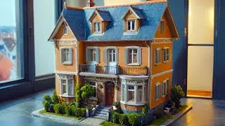 Blender with Stable Diffusion XL Tutorial - Miniature model house