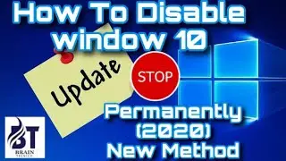 How To Stop Window 10 Update Permanently (2020)| How To Disable Window 10 Update Permanently