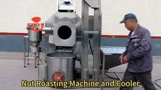 New Type Nut Roasting Machine with cooler - Whatsapp: +86 156 2421 6398