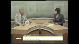 Андрей Мардасов задаёт вопрос по пропускам в прямом эфире Радонежья