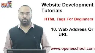 HTML Tags For Beginners (HTML Tutorials) - Tutorial 10 - Web address or URL ?