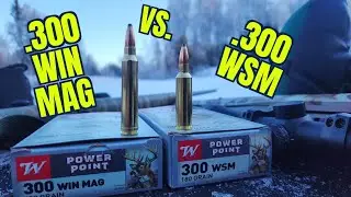 .300 Winchester Mag vs. .300 Winchester Short Magnum with 180gr Winchester Power-point Ammunition