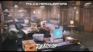 Dekogon Unreal Marketplace: Police Headquarters (UE4)