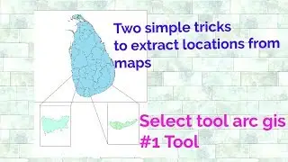 How to extract any portion from any map (2017 Arcgis select tool)