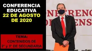 Soy Docente: CONFERENCIA EDUCATIVA (22 DE AGOSTO DE 2020)