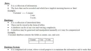 C12.Basics of DBMS