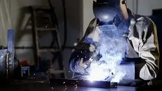 Welder Welding a Metal | Stock Footage - Videohive