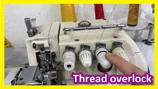 How to THREAD a 5-thread industrial overlock