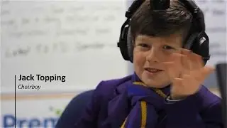 Choirboy Jack Topping on Premier Radio (3 Dec 2013)