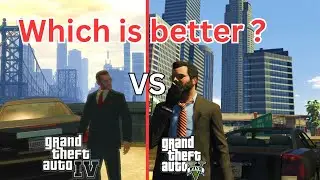 GTA 5 VS GTA 4 - Comparison - Difference & Details ( Which is better ) - Gta V vs Gta IV - Evolution