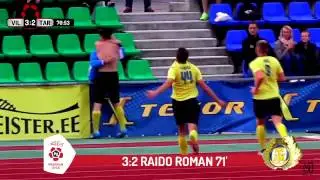 PL TV: Raido Romani iluvärav toob Viljandi Tulevikule 3 võidupunkti