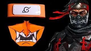 Origami Ninja Mask || Samurai Mask Menpo