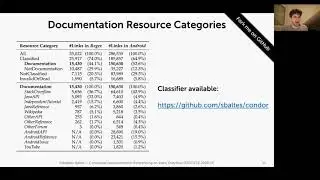 Contextual Documentation Referencing on Stack Overflow (Video, ESEC/FSE 2020)