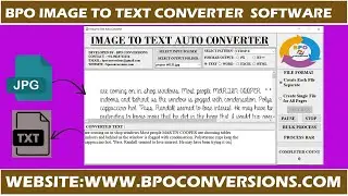 How to download image to text Converter software