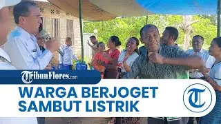 Pj Bupati Flores Timur Menyanyi, Warga Lewomuda Larantuka Joget Ria Sambut Listrik