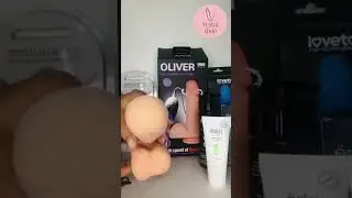 Вибратор-ротатор с присоской из TPR Oliver 19.5 см