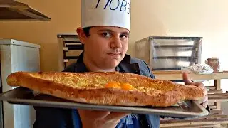 Огромный хачапури по аджарски