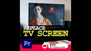 REPLACE TV SCREEN | ADOBE PREMIERE PRO | #shorts