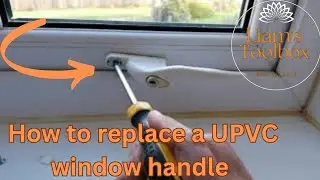 How to fit a Upvc window handle SUPER EASY!!