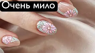 ЛИШАЕМ НОГТЕЙ. длина минус 1. Очень приочень короткие ногти. ВЕСЕННИЙ дизайн ногтей на руках.