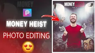 Money heist concept photo editing in picsart| based on idea of @taukeer_editz| #picsart #moneyheist