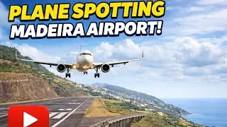 PLANE SPOTTING AT EUROPE’S MOST CHALLENGING AIRPORT| FUNCHAL MADEIRA AIRPORT | FNC