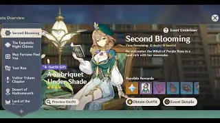 Genshin Impact - Second Blooming Day 4 Walkthrough + New Character Came!!!