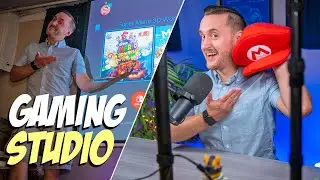 My 2021 Nintendo Switch Gaming Setup & YouTube Studio Desk Setup TOUR! | Raymond Strazdas