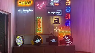 Neon flex  | Neón flexible Coja aquí su turno como banderola publicitaria