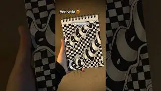 Wiggly doodle tutorial 😻 Day 66 #shorts #doodlewithnadia #art #doodle