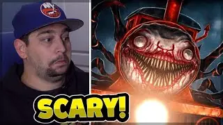 SPIDER ENGINE!? - Choo Choo Charles Trailer REACTION!