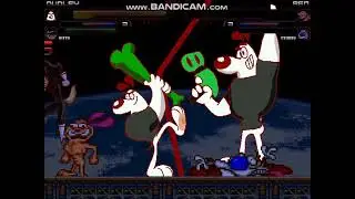 MUGEN Battle Dudley Puppy & Kitty Katswell vs Ren & Stimpy
