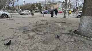 Евпатория 2023. Улица Фрунзе, от Дёмышева до Некрасова.