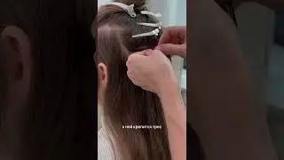 Голливудское наращивание волос, два треса!