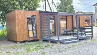 Hütte-35,5m²(3,5•10)-Gorodok-D110/3