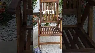 Restore Teak Deck Chair w/ Watco Tung Oil TikTok #how #howto #diy